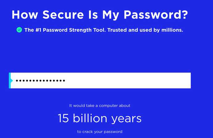 Tempo para descobrir a nossa senha